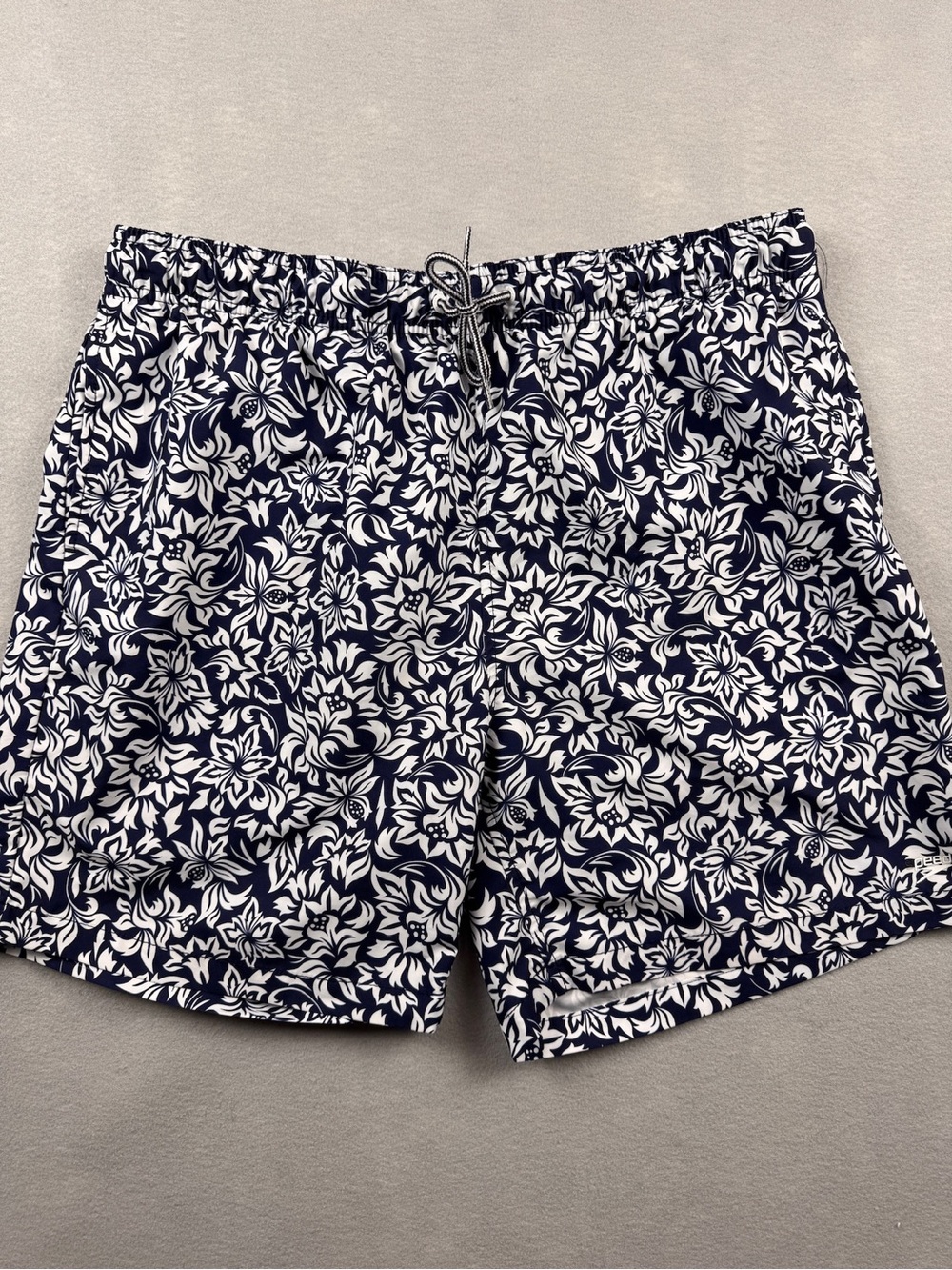 Speedo Swim Shorts Mens XXL Coastal Floral 7" Inseam Cape Cod Nautical America